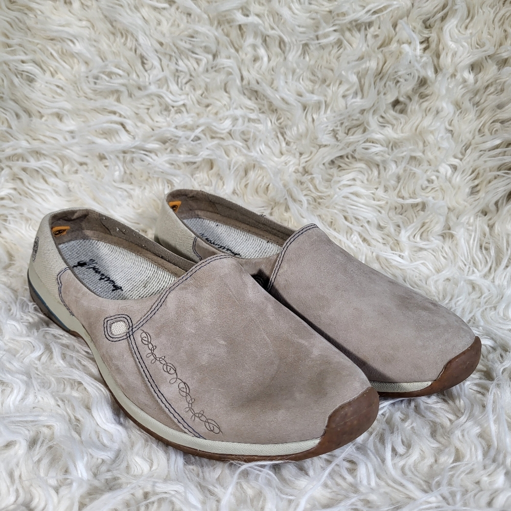 Timberland × SmartWool Leather Slipon Mules Clogs